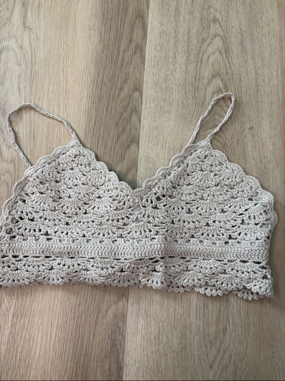 Mistic Prysm by Listicle Crochet Bralette Crop Top - Size Small boho festival